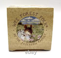 Wee Forest Folk M-3 / M-03 Miss Nursey Mouse Rare Retired in 1980