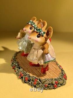 Wee Forest Folk M-304 Christmas Belles, Retired 2007. Fast Free Shipping