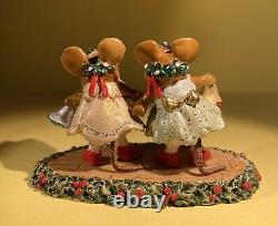 Wee Forest Folk M-304 Christmas Belles, Retired 2007. Fast Free Shipping