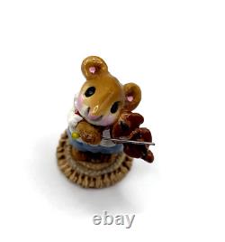 Wee Forest Folk M-31 / M-031 Mouse Violinist Retired in 1984