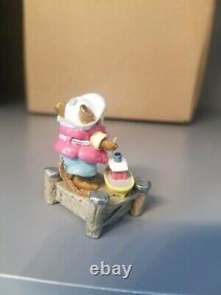 Wee Forest Folk M-310 AHOY! Pink Vest WFF 2004 (RETIRED), free shipping