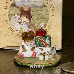 Wee Forest Folk M-316 Waiting For Christmas Mouse With Box Retired 2022