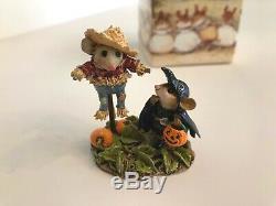 Wee Forest Folk M-325 SCARED CROW, Retired NEW in Box