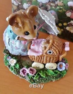 Wee Forest Folk M-330d First Spring Outing pink LTD EDITION Retired 2012 Mint