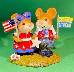 Wee Forest Folk M-331a-BOS BOSTON STRONG. Retired 2013. Last One. Free Shipping