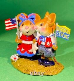 Wee Forest Folk M-331a-BOS BOSTON STRONG. Retired 2013. Last One. Free Shipping