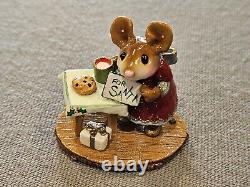 Wee Forest Folk M-341 A Treat For Santa! Mint-retired Htf