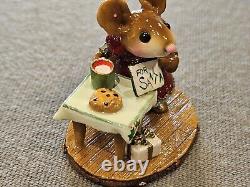 Wee Forest Folk M-341 A Treat For Santa! Mint-retired Htf