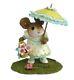 Wee Forest Folk M-341 My Polka Dotted Parasol Yellow (Retired)
