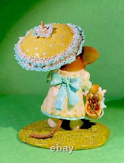 Wee Forest Folk M-341a My Polka-Dotted Parasol. Retired. Fast Free Shipping