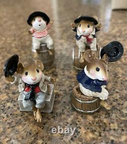 Wee Forest Folk M-360, M-361, M-364, M-365 Sailor Lot RETIRED