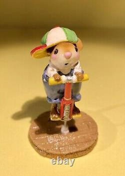 Wee Forest Folk M-397a Pogo Pal, Limited Ed. Retired 2017. Fast Free Shipping