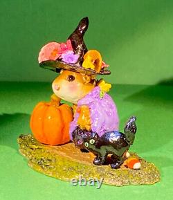 Wee Forest Folk M-407a Witchy Hat. Scary Cat. Retired 2012. Fast Free Shipping