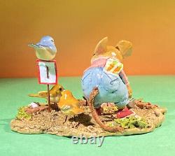 Wee Forest Folk M-437 THE GARDEN BANDITS. Retired. Fast Free Shipping