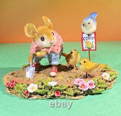 Wee Forest Folk M-437 THE GARDEN BANDITS. Retired. Fast Free Shipping