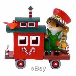 Wee Forest Folk M-453f Christmas Train Caboose Retired