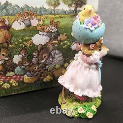 Wee Forest Folk M-478 Silly Easter Bonnet Retired BRAND NEW with Box