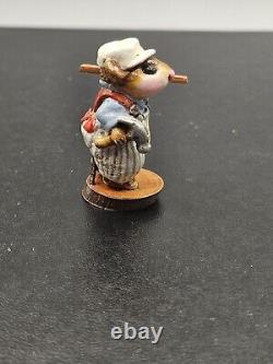 Wee Forest Folk M 49 Carpenter Mouse 1980 Retired Rare