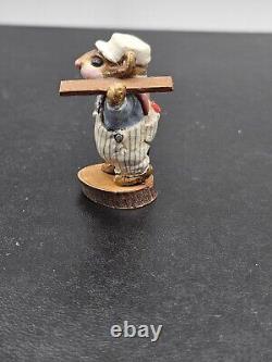 Wee Forest Folk M 49 Carpenter Mouse 1980 Retired Rare