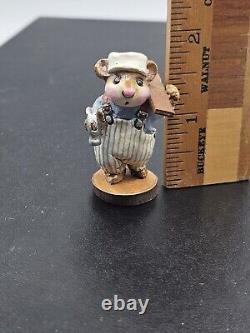 Wee Forest Folk M 49 Carpenter Mouse 1980 Retired Rare