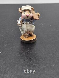 Wee Forest Folk M 49 Carpenter Mouse 1980 Retired Rare