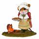 Wee Forest Folk M-496 Wee Pumpkin and Pie Maroon (Retired)