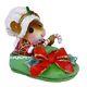 Wee Forest Folk M-498 Snuggled In For Christmas Green Shoe (Retired)