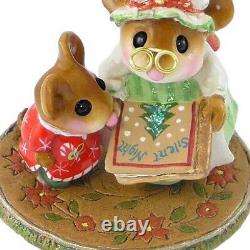 Wee Forest Folk M-511 Grandma's Book of Christmas (RETIRED)