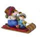 Wee Forest Folk M-520 Toboggan Twosome Boy Version (RETIRED)