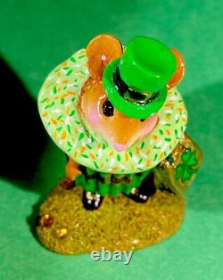 Wee Forest Folk M-574f Paddy's Cupcake Treat. Retired 2017. Fast Free Shipping
