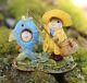 Wee Forest Folk M-676a Reel Chums, Retired Miniature Figurine
