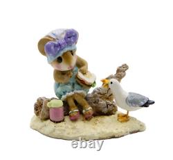 Wee Forest Folk M-690 Seaside Suzy Lavender Bow (Retired)