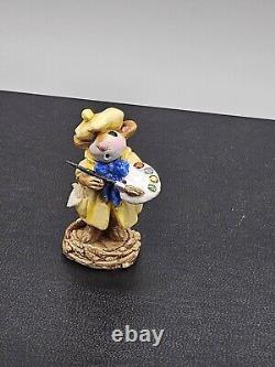 Wee Forest Folk M 71 Arty Mouse 1979 Retired By Annette Peterson RARE