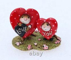 Wee Forest Folk M-711d Two of Hearts (Retired)