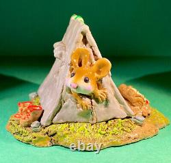 Wee Forest Folk MS-16 Camping Out. Retired. Fast Free Shipping