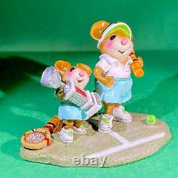 Wee Forest Folk MS-26b Tennis Champs! With Winston Jr. Retired. FreeShipping