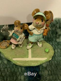 Wee Forest Folk, MS-27a Tennis Champs! With Mini Winnie- RETIRED