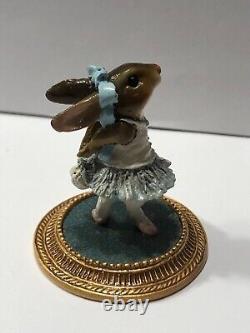 Wee Forest Folk MU-1 Rabbit Dancer a la Degas retired'11 excellent condition