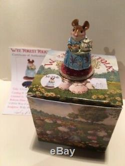 Wee Forest Folk Mice COZY TEA M-594b mouse retired limited edition