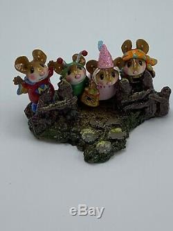 Wee Forest Folk Miniature Figurine Fearsome Foursome Halloween M339a Retired