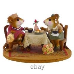 Wee Forest Folk Miniature Figurine M-285 Tea with Tillie