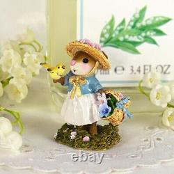 Wee Forest Folk Miniature Figurine M-321c Sweet Songbird