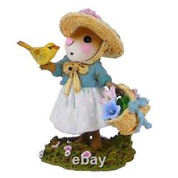 Wee Forest Folk Miniature Figurine M-321c Sweet Songbird