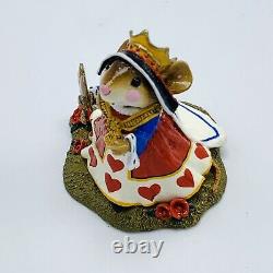 Wee Forest Folk Miniature Figurine Queen of Hearts Alice in Wonderland Retired