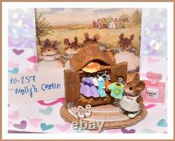 Wee Forest Folk Molly's Choice M-257 RETIRED Mouse Closet Clothes Wardrobe