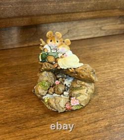 Wee Forest Folk Mountain Stream FS- 4 YellowithGreen Retired Mint Condition withbox