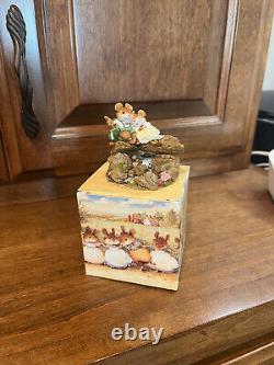 Wee Forest Folk Mountain Stream FS- 4 YellowithGreen Retired Mint Condition withbox