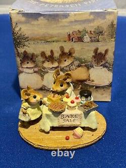 Wee Forest Folk Mousey's Bake Sale Donna Petersen M-220 In Box Retired 1996