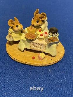 Wee Forest Folk Mousey's Bake Sale Donna Petersen M-220 In Box Retired 1996