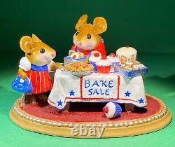 Wee Forest Folk Mousey's Bake Sale Fourth of July Special M-220 Retired